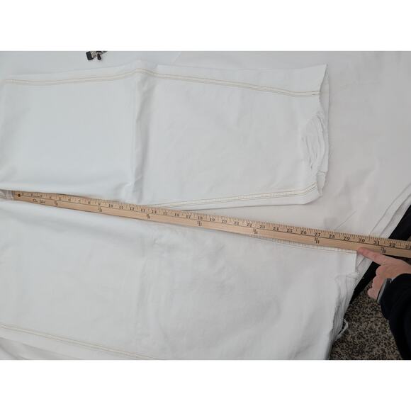 NWT Hudson Women's Bailey Relaxed Barrel Jean In White Size 33 - Picture 6 of 7